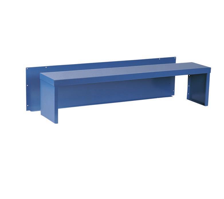 WORKSTATIONS & BENCHING: Risers & Back Panels WORKSTATION RISER SHELVES/CORNER RISER SHELVES (C, D) Available in fixed 15 (381mm) height or adjustable height from 12 to 22 (5mm to 559mm) Power (110V)
