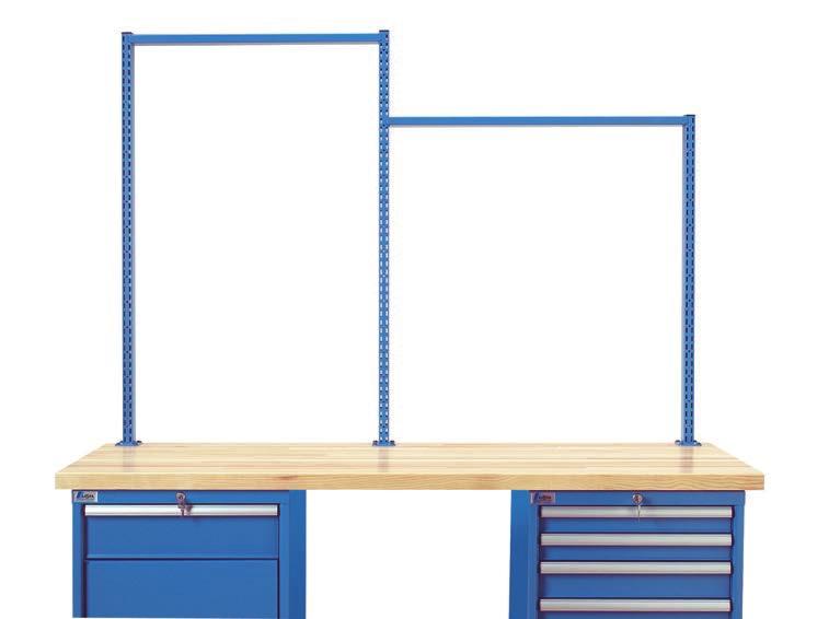 WORKSTATIONS & BENCHING: Nexus SYSTEM FRAMES Building your ideal Vidmar workbench accessory system is an easy process Simply select the frames (starters and adders) that fit your worksurface width,