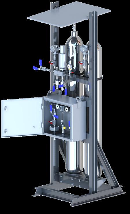 Configurations Freestanding configuration Inclusion of freestanding HPU, AUMATIC electronic controller, and control manifold Combinability with accumulator rack sized to meet demanding torques and