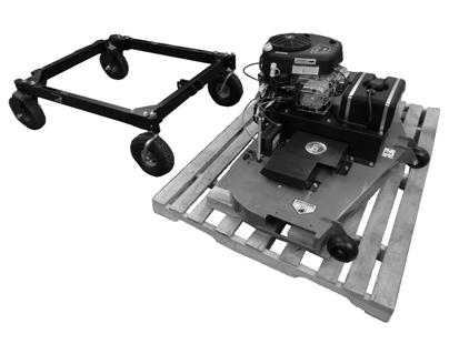 The Mow Pro-44 Model is shipped mostly assembled. Go to Installing the Discharge Guard section if you have a Mow Pro-44 Model.