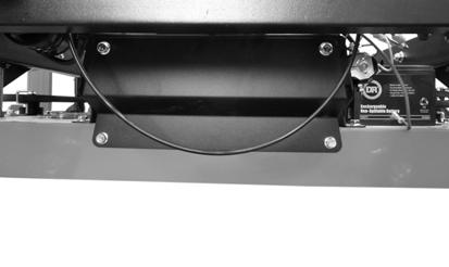 At the rear of the machine, use a 9/16" Wrench to remove the three (Mow Pro-44) or four (Mow-Pro-60) Bolts securing the Rear Belt Cover and remove the Cover (Figure 47).