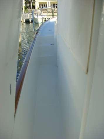 Trawler port side deck