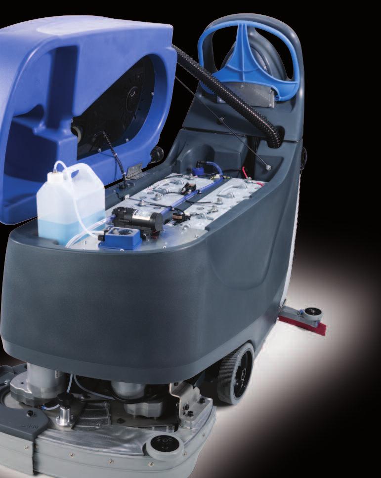 t W i n t e c V a r i o : o n e S i Z e F i t S a l l The TTV 5565 is the next generation in walk behind auto-scrubbers!