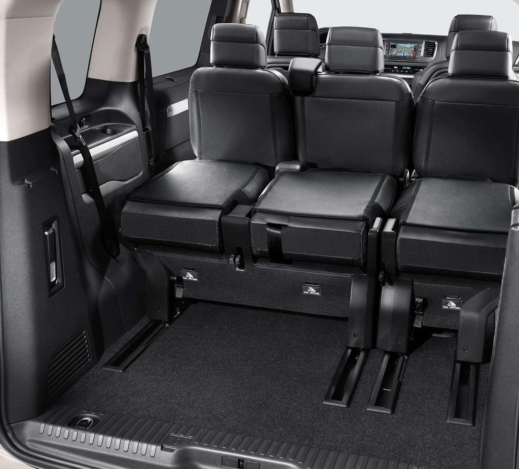 When you want to maximise passenger comfort, there s a 7-seat version that provides two independent sliding seats in the 2nd row.
