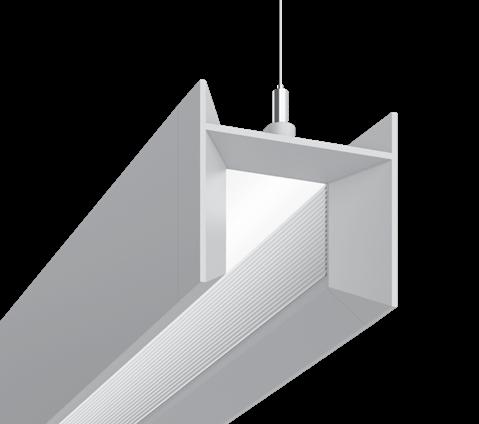LIGHT GUIDE High precision light guide made of PMMA material, allows distribution of controlled light in all 3-dimensions to put light on both vertical and horizontal planes within the space.