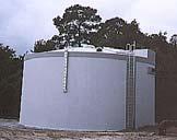 Not under pressure uses transfer pumps to pressurize or pump to elevated tank.