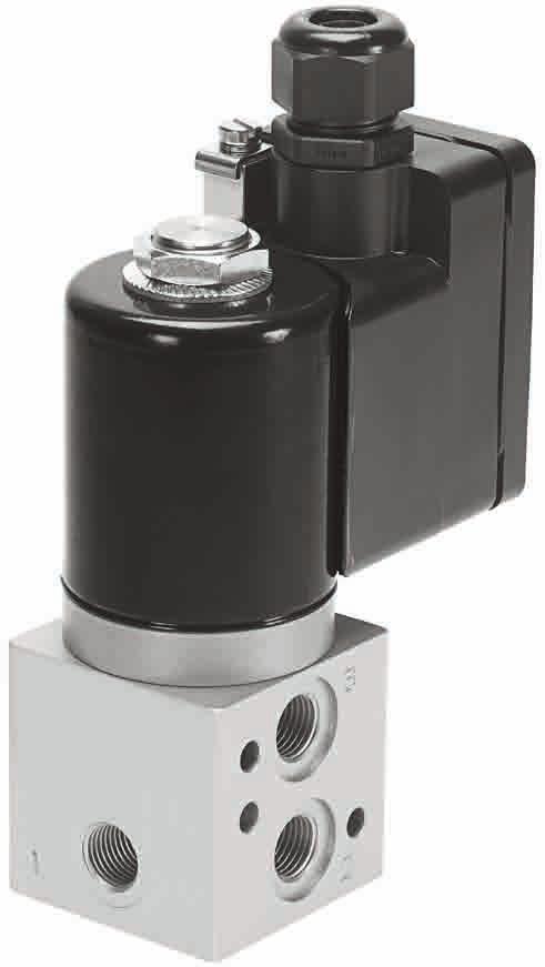 Extremely sturdy and corrosion-resistant Solenoid valves VOFC/VOFD and solenoid coils VACC Intrinsically safe solenoid coil VACC-S13-...-EX4A Encapsulated solenoid coil VACC-S13-.