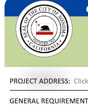 CITY OF SONOMA - TOOLKIT DOCUMENT #2 Eligibility Checklist for Expedited Solar Photovoltaic Permitting for One- and Two-Family (Duplex) Dwellings PROJECT ADDRESS: Click here to enter text.