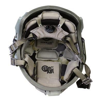 Closure system stabilizes helmet weight by distributing a light, even pressure around the head Adjustment straps and chin cup designed for a close,