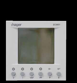 systems in commercial building applications, Hager Electrical Distribution boards are available with a range of protective device incomer options. SD, MCCB and RCCB incomers are available.
