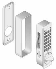 » Door thickness: Surface mounted: up to 25 mm. Flush mounted: up to 40 mm.» Grey color as standard, black and white finish as an option.» Non-volatile memory.