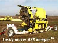 expensive chopping and hay heads off the ground, while you enjoy the benefits of easy loading and unloading using your existing chopper. The 9000 lb.
