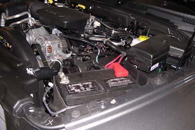 Before Starting Installation NOTE Kit parts are prefaced by the word kit and appear in bold print. Engine Compartment 1. Battery Cables a. Disconnect both battery cables.
