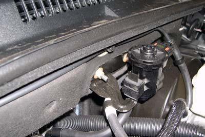 c. Driver Side: Remove two nuts and vacuum control module from fire wall. Nut 6. Automatic Transmission: Shift Cable a.