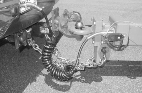 Make sure the pintle ring on the chipper and the ball on the truck are greased for smoother pivots and to reduce the wear on both parts.