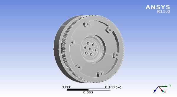 or arms Small fly wheels are solid discs of hollow circular cross section. Fig.