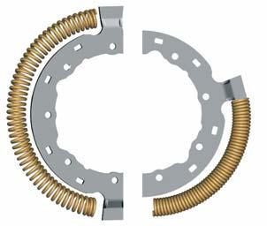 Single spring The simplest form of an arc spring is the standard single spring. Single-step parallel spring Today, the single-step parallel spring is the standard arc spring design.