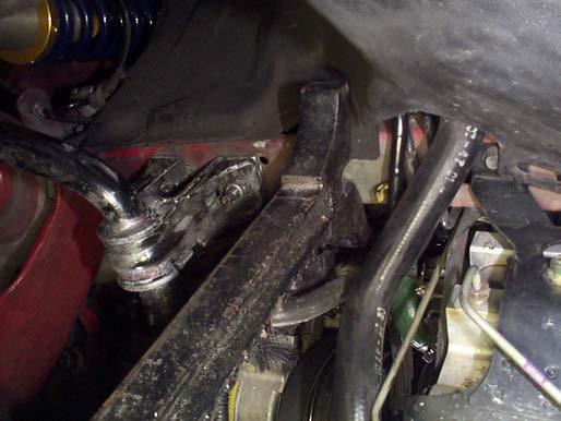 hold the transmission mount to the transmission crossmember. There needs to be at least 1 between the back of each stud and the rear of each slot.