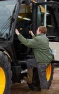 Safe, comfortable, serviceable JCB Adaptive Load Control automatically controls hydraulic operation to help