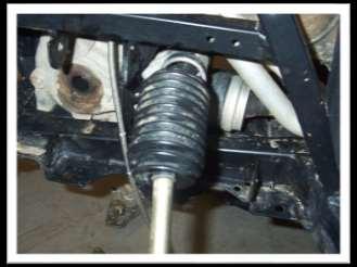 20. The boots on the rack and pinion are held on by zip
