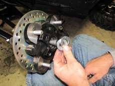 two axle washers and