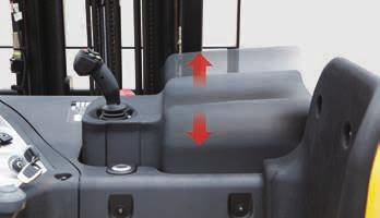 cushion are applied for operator's safety and