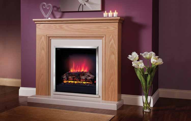 Sta nton 1170mm (46 ) Electric fireplace in Natural Oak
