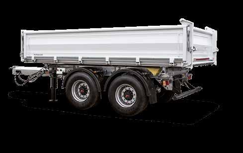HTK 195024 Three-way tipper Welded chassis, robust, reliable and