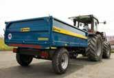TR4 & TR6 Tipping Trailers TR4 Trailer 4000 Kg capacity Size 3m x 1.9m x 0.56m (9ft10 x 6ft 3 x 22 ) TR6 Trailer 6000 Kg capacity Size 3.7m x 2.15 x 0.