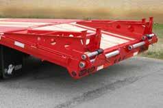 MODELS ONLY) WOOD FILLED RAMPS GOOSENECK W/ DUAL JACKS WINCH MOUNT 12,000 LB AXLES (25,990 GVWR) UNDERBODY TOOL BOX 10 HYDRAULIC TAIL OPTION