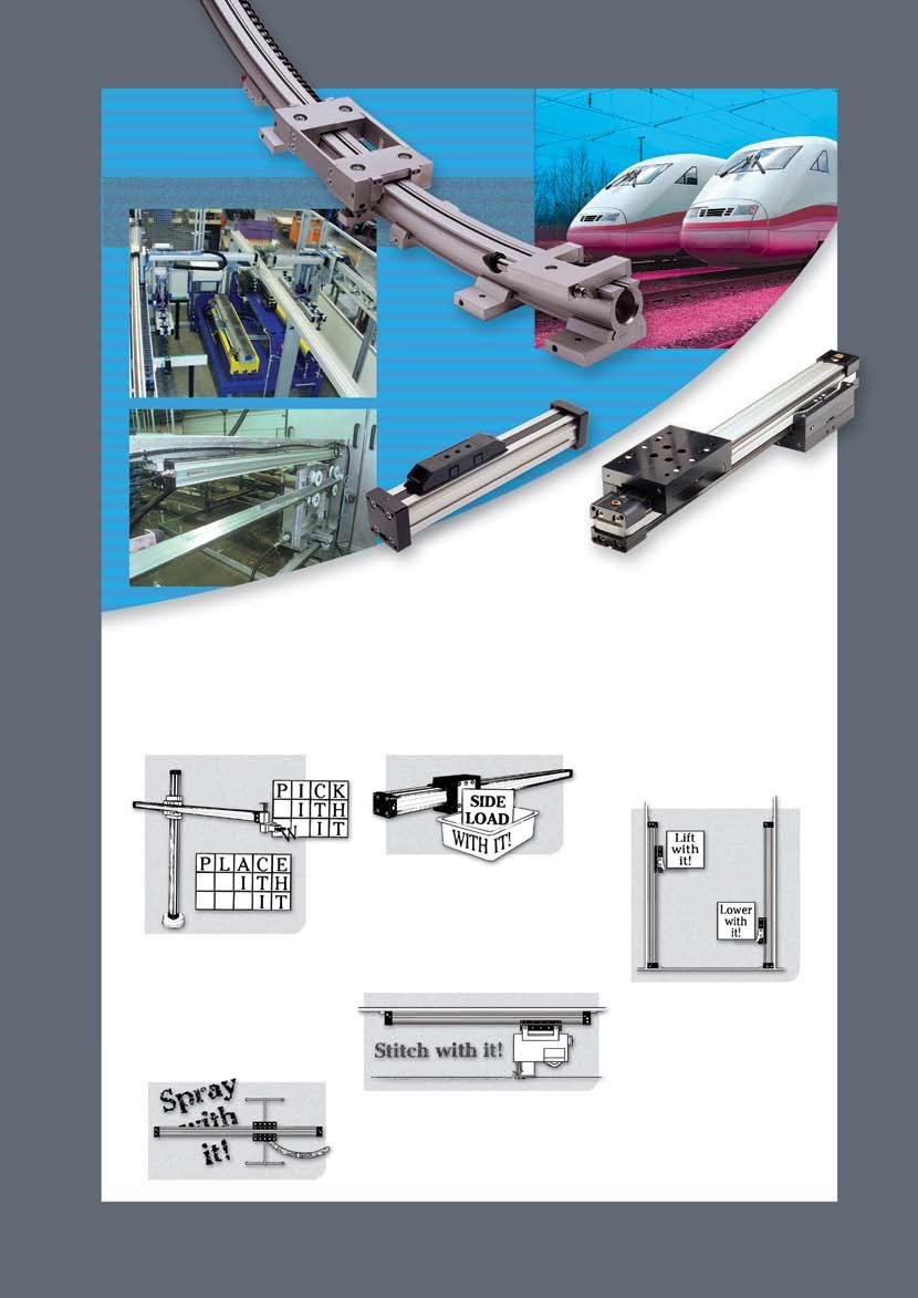 LINTRA proven technology Start something with LINTRA rodless cylinders from Norgren. When your application requires movement, especially linear movement, think LINTRA.