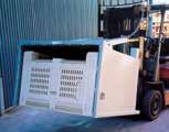 Type FBT-M Bin Tipper This Forward Bin Tipper allows for 180 degree rotation of almost any bin.