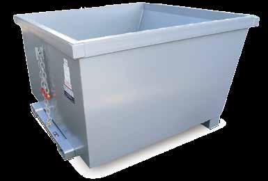 The bins are fitted with oversize fork pockets to suit large forklifts.