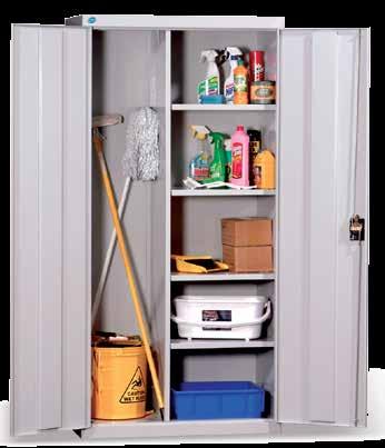 Janitor Cupboard Sitequip s versatile steel storage cupboard featuring internal