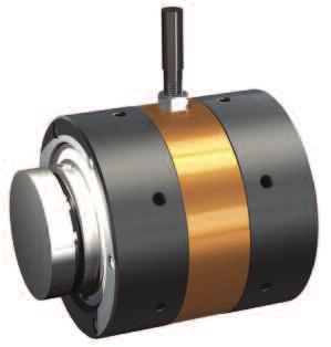 Two-passage, thread mounted 10 bar (145 psi) 90 C (195ºF) Up to 12 RPM Multi-purpose, two-passage, thread mounted rotary union used for