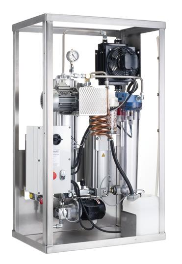 STAUFF Systems Dimensions Mini Water Vac Type SMWV Product Description The Mini Water Vac is a designated oil purification unit which can be applied directly to various types of machine reservoirs.