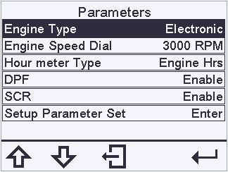 Parameters As noted previously, some parameters can be substituted for the defaults that were