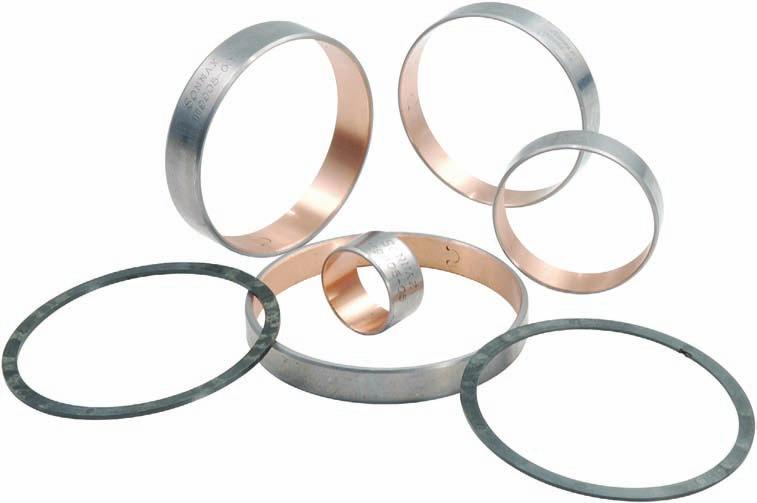 COrrection The Sonnax precision bushings and washers are designed to have tighter clearances for better drum stability and improved circuit integrity.