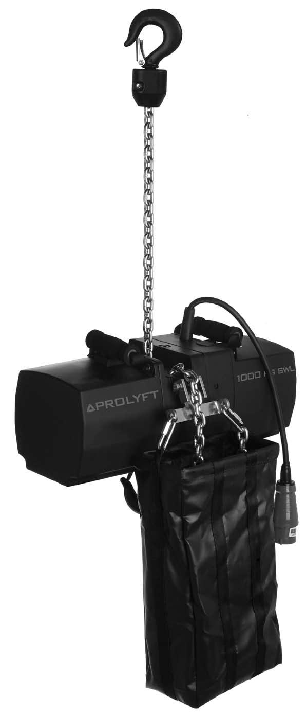 OPERATING, MAINTENANCE AND SERVICE MANUAL Prolyft PLE-11 / 12 / 13 series CHAIN HOIST Follow all instructions and warnings for inspecting, maintaining and operating this chain hoist.