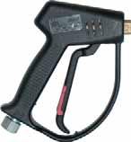 Swivel Max Pressure: 210 bar / 3100 psi 25 lpm Max Temperature: 150ºC INLET OUTLET Aura spray gun 3/8" Swivel 1/4"