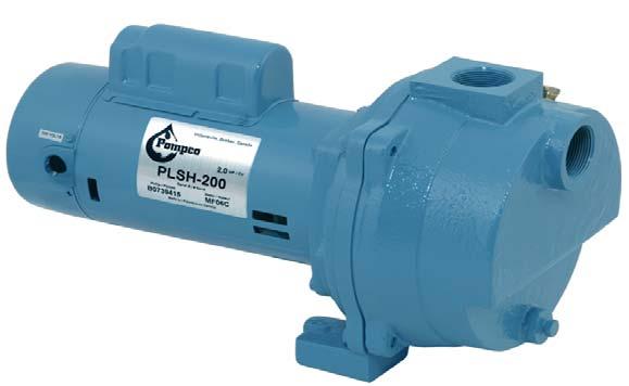 SELF PRIMING CENTRIFUGAL PLSH Ideal for lawn sprinkling systems, irrigation and other areas where high capacity selfpriming pumps are required.
