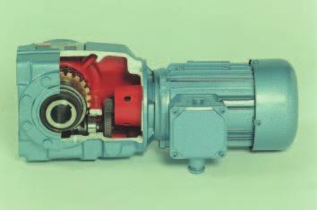 base or flange mounted versions. DBR Right Angle Helical Worm Geared Motors & Reducers.