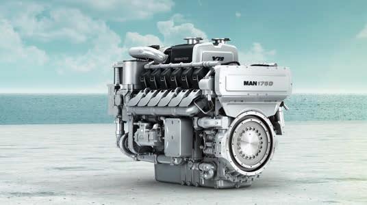 High speed four-stroke The MAN 175D is our new high speed four-stroke engine with unmatched power, superior efficiency, and first-class support.