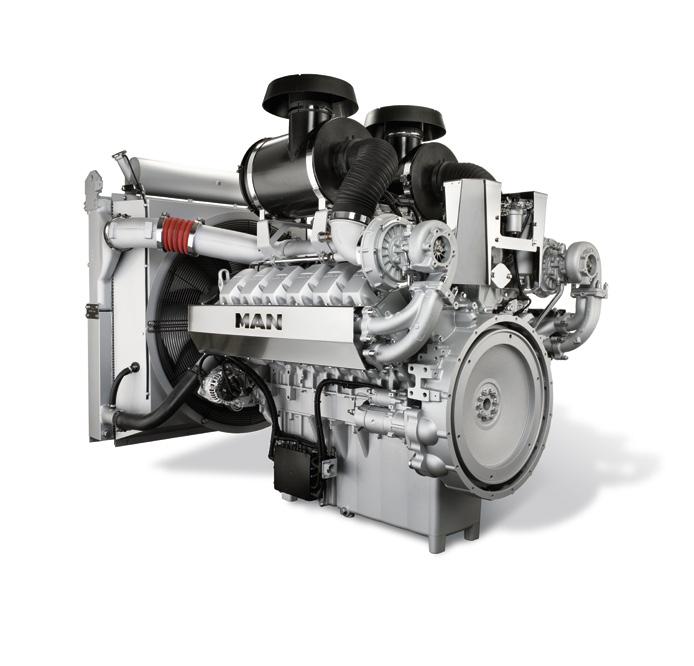 D2862 Description of engines Characteristics ncylinders and arrangement: 12 cylinders in 90 V arrangement nmode of operation: Four-stroke diesel engine with direct fuel injection nturbocharging: