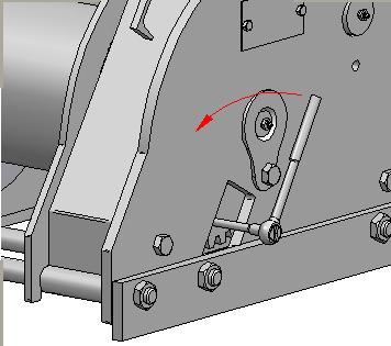 2.2. If installing a new winch, remove and discard the cable clamp spacer.