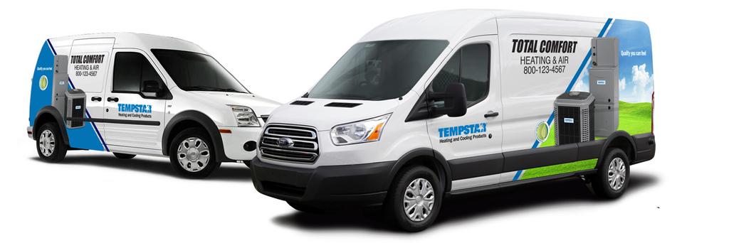Vehicle Graphics Deliver ROI It s easy to see why the Tempstar Vehicle Identification Program makes sense.