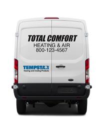 All Transit Van - Medium Roof Wraps Include: (2) Partial side wraps with dealer identification and Tempstar logo