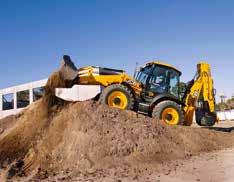 4 JCB backhoe loaders boast high ground clearances of up to 1ft 1in (340mm), together with 20 departure angles.