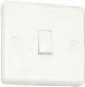 WIRING ACCESSORIES // WHITE SQUARE EDGED WIRING ACCESSORIES // WHITE SLIM PROFILE 45A SWITCHES DIMMERS LED DIMMERS BLANK PLATE Providing a modern and slim profile