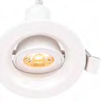 Producing 20% more light than a 50W GU10 halogen lamp and with a predicted lifetime for the COB LED of 50,000 hours this is the ideal choice for any commercial environment Dimmable, LED driver